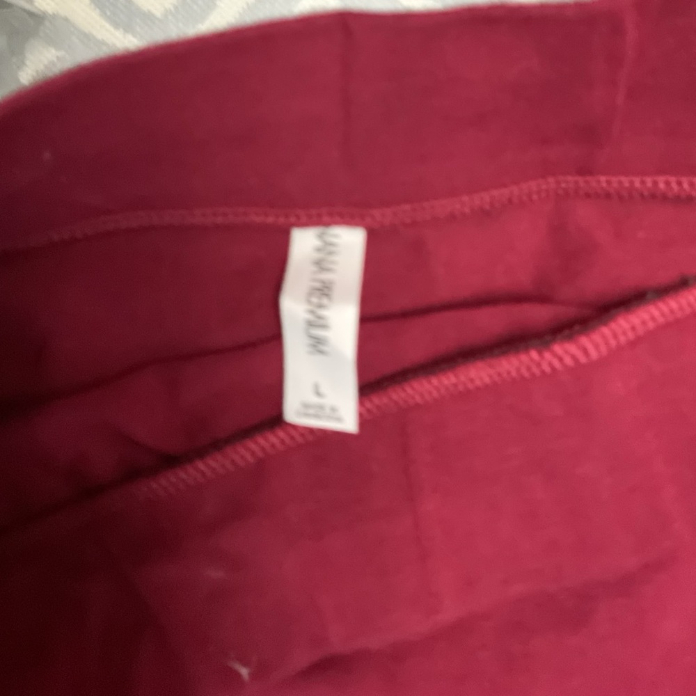Burgundy skirt